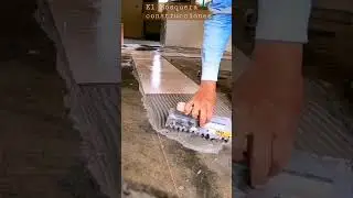 instalacion de cer&aacute;mica con piola maestra #shorts