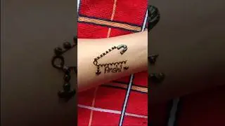 Anshi name mehndi tattoo Part 79 #nishumehandi #hennatatto #shorts #mehndidesign #tattoo #viral