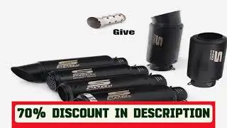 #51/60mm universal motorcycle exhaust pipe straight-through exhaust pipe suitable For Yamha Honda r