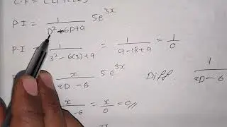 // Module 4 Ordinary differential Equation, Finding of Particular Integral (PI) In Kannada//