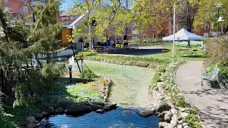 Sweden small town walk: Katrineholm on a spring day