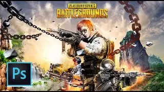 Photoshop cc | How to design Gaming Poster PUBG Gaming Poster | By PROEML GRAPHIC