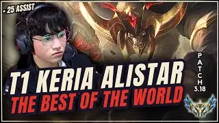 THE BEST! T1 KERIA Alistar Sup vs Zeri Lulu | Challenger Lck Pro Gameplay S13 Patch 13.18