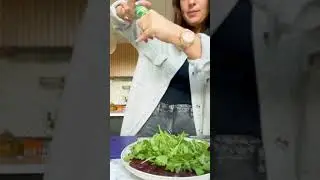 Honey Dijon Beet and Arugula Salad