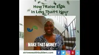 How I Raise $50k In Less Than 1 Hour. Tactic of real estate business with Detra