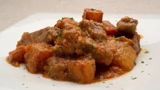 Receta Carne con tomate y patatas de Karlos Arguiñano