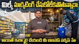 Dairy Farm Milk Marketing Tea Shop Super Store Milk Marketing is done like this 🤩
