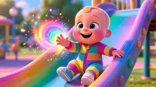 Playtime on the Slide 😊🍼 | Kids Fantasy Song | Learn Safe Play and Happy Routines