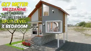 Kurang Elegant Apa Coba, Rumah 6x7 Sudah Anti Banjir Ada 3 Kamar Lagi