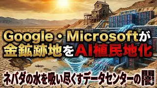 Google・Microsoftが金鉱跡地をAI植民地化、ネバダの水を吸い尽くすデータセンターの闇
