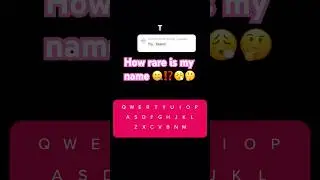 How rare is my name #tnames #rarenames #commonname #shortsfeed #viralshort #trendingshorts #rare