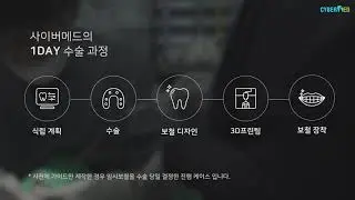 사이버메드의 원데이 보철 솔루션!