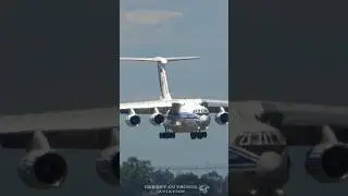 Volga-Dnepr Airlines Ilyushin IL-76 Landing at Toronto Pearson #VolgaDnepr #Ilyushin