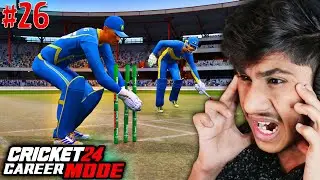 SUPER OVER DRAMA IN SEMI-FINALS! | CRICKET 24 CAREER MODE GAMEPLAY #26