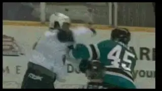 Boris Valabik vs Jody Shelley Feb 21, 2009