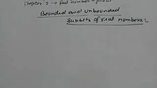 Real analysis video 7