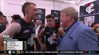 Patrick Cripps & Jack Carroll on Roaming Brian after Round 1 win over Richmond - AFL 2024