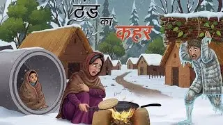 “गरीब पर ठंड का कहर   |  ठंड का कहर |Motivational Hindi Story”. Hindi Cartoon.गरीब किसान और ठंड.