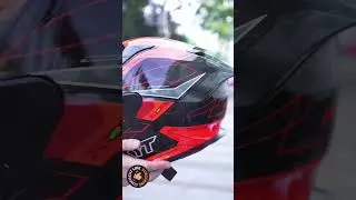 Helm KYT R2R LED Black/Red #automobile #helm #safetyhelmet #smartphone #helmet #bikers #biker