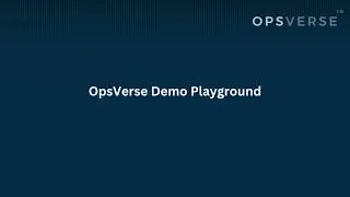 OpsVerse Demo Playground