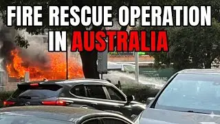 অস্ট্রেলিয়ায় দমকলবাহিনী কীভাবে কাজ করে? | Fire Rescue Operation in Melbourne 🇦🇺🚒 | Bengali Vlog