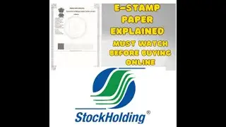Very Easy Way 📊To Print Stamp Paper📉  Print online 💯from E-Stamp Stock 📚Holding Website Any State✅