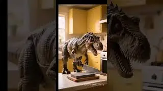 Epic Animal Battle: Dog vs Dinosaurs | Tiger & Panda Join the Fight!