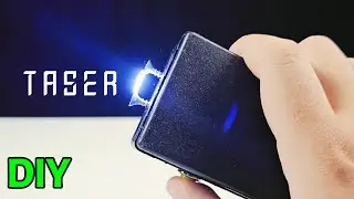 DIY 40000V Pocket Self-Defense Taser! - Build a Mini handheld HV Pulse Generator!