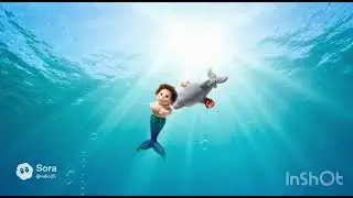Tumbles and Starboard swimming with &ldquo;Baby Einstein World Animals&rdquo; music 3