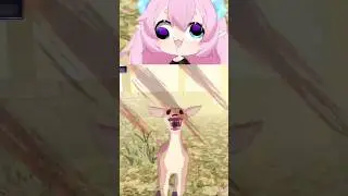 This horror game JUMPSCARES Chibi 😭😭😭 #shorts #chibidoki #vtuber