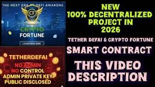 TETHER DEFAI & CRYPTO FORTUNE SMART CONTRACT ||  TETHER DEFAI || CRYPTO FORTUNE || 2026