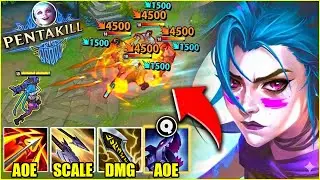 Jinx Aggressive Fight All Time 1v5 Build ( Crazy Damage )