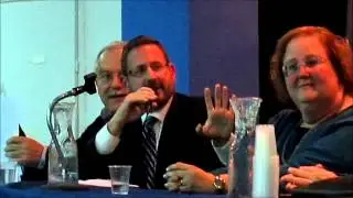 Dov Lipman of the Yesh Atid party in a Jpost-AACI debate in Netanya - 1/1/2013