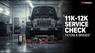 Mahindra Thar Roxx Service | Filter & Brake Pad Check at 11,000&ndash;12,000 km
