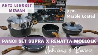 PANCI SET SUPRA X RENATTA MOELOEK  ||  UNBOXING DAN REVIEW PANCI ANTI LENGKET