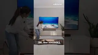 My home entertainment setup just got 1000x better with the JBL Bar 1000MK2! #JBLPartner