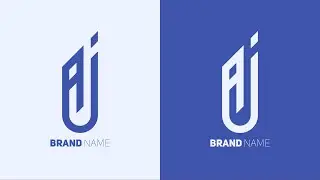 Creative Fusion: Dual AJ Letter Logo Design | Adobe Illustrator Tutorial | Two Letter Logo