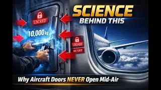 What Happens if Someone Tries to Open the Door Mid Flight | The Truth (The Physics of Plug Doors)