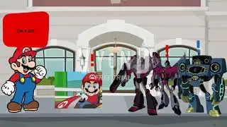 Megatron, Starscream, and Soundwave Ungrounds Racist Mario and Gets Grounded