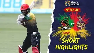 Highlights | Trinbago Knight Riders vs St Kitts and Nevis Patriots | CPL 2022