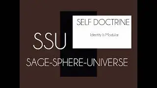 SELF DOCTRINEI dentity Is Modular
