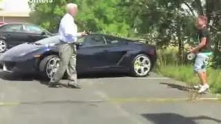 Poo on Lamborghini Prank Gone HORRIBLY WRONG!
