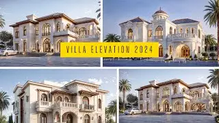 Classic Home Elevation | Classic Elevation Design | Villa Elevation 2024