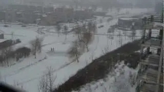 Sneeuw in Terneuzen (Othene)