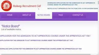 Railway Jobs 2018 ||  2907 vacancy Eastern Railway Recruitment 2018 for apprentice ITI/ 10th Pass