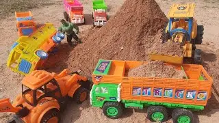 Tata Truck Broke Down |JCB Loading Sand | Kids Toy Vehicle Play | টাটা ট্রাক নষ্ট হয়ে গেল