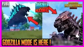 PUBG MOBILE GODZILLA VS KONG MODE IS HERE | GODZILLA IN ERANGEL GAMEPLAY | TYSON NOOB GAMER