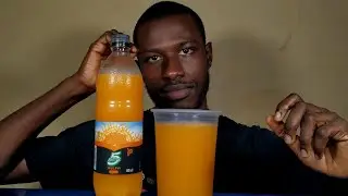 ASMR DRINKING | REFRESHING COLD ORANGE JUICE DRINK
