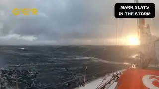 Golden Globe Storm Video of Mark Slats in Southern Ocean