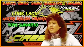 Yoyo Suwaryo - Gulati Dalan Usaha Lagu Terbaik Dangdut Lawas Nostalgia Original LIRIK LAGU